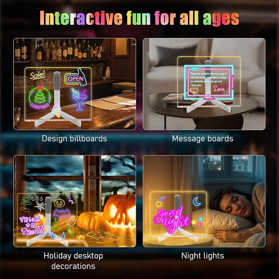 Acrylic LED Writing Magic Board